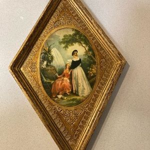 Vintage Italian Wall Hanging by Hilair Reading Florence Italy